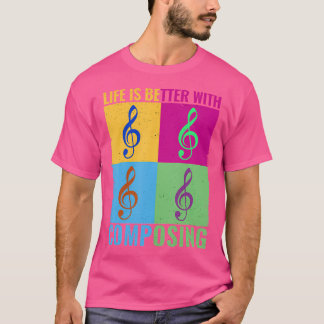 人生はCを構成する方がカラフル良クラシカルい Tシャツ