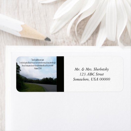 人生への道 ラベル (インサイチュ)