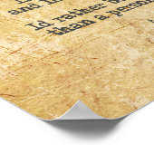 人生やる気を起こさせるに関するZyzz引用文 ポスター (角)