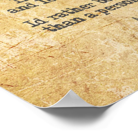 人生やる気を起こさせるに関するZyzz引用文 ポスター (角)