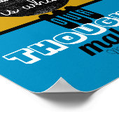 人生やる気を起こさせるの言葉に関する引用文 ポスター (角)