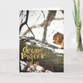 人生よりも大きな夢を持つリトルスクエア カード