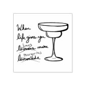 人生よ与えりレモンズライムはマルガリータを作る ラバースタンプ (インプリント)