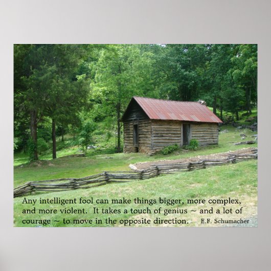 人生をシンプルにする ポスター (正面)