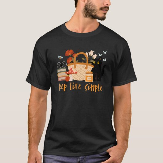 人生をシンプルに Tシャツ (正面)
