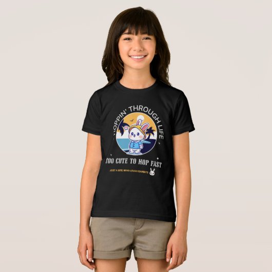 人生をハッピーホップ トライブレンドTシャツ (正面全面)