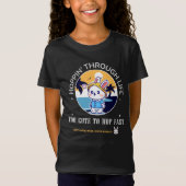 人生をハッピーホップ Tシャツ (正面)