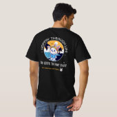 人生をハッピーホップ Tシャツ (裏面フル)