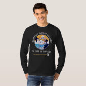 人生をハッピーホップ Tシャツ (正面フル)