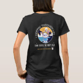 人生をハッピーホップ Tシャツ (裏面)