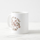 人生をフル開花 コーヒーマグカップ (正面左)