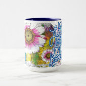 人生をフル開花 マグカップ (中央)