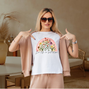 人生をフル開花 Tシャツ