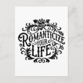 人生をロマンチックに描く ポストカード (正面)