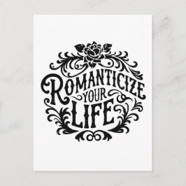 人生をロマンチックに描く ポストカード