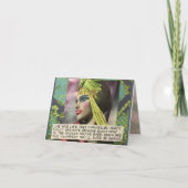 人生を保ちなさい、危険を冒して。 カード (正面)