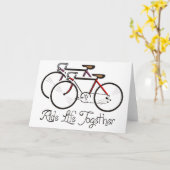 人生を共にする カード (黄色い花)