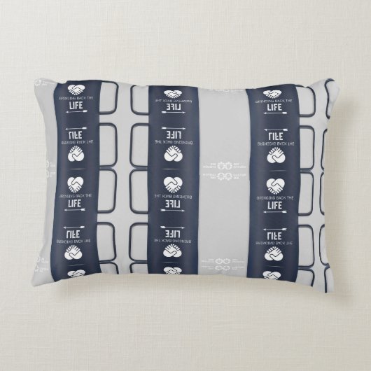 人生を取り戻す アクセントクッション (裏面)