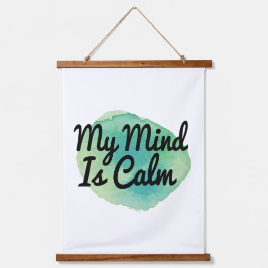 人生を受け入れるための自己愛の動機 吊り下げ型タペストリー (正面)