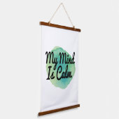 人生を受け入れるための自己愛の動機 吊り下げ型タペストリー (傾斜あり)