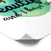 人生を受け入れるための自己愛の肯定 ポスター (角)