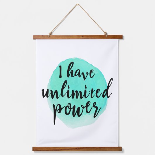 人生を受け入れる感動的ための自己愛ことわざ 吊り下げ型タペストリー (正面)