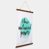 人生を受け入れる感動的ための自己愛ことわざ 吊り下げ型タペストリー (傾斜あり)