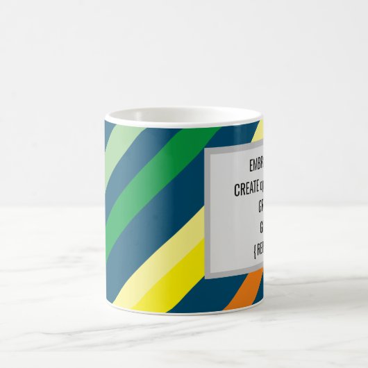 人生を受け入れる機会を生み出すコ与えーヒ コーヒーマグカップ (中央)