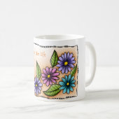 人生を受け入れる コーヒーマグカップ (正面右)