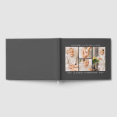 人生を思い出モダンすシンプルる4写真コラージュ ゲストブック (全面)