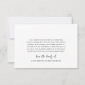 人生を思い出モダンすシンプルる4写真コラージュ サンキューカード (裏面)