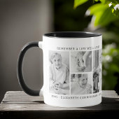 人生を思い出モダンすシンプルる4写真コラージュ マグカップ