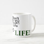 人生を急ぐな コーヒーマグカップ (正面右)