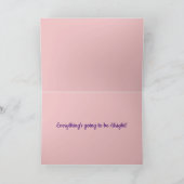 人生を愛してフローラグリーティングカードを取得 カード (内部)