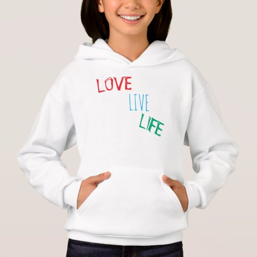 人生を愛して生きる tシャツ (正面)