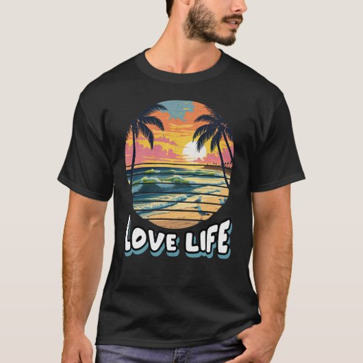 人生を愛しよう Tシャツ (正面)