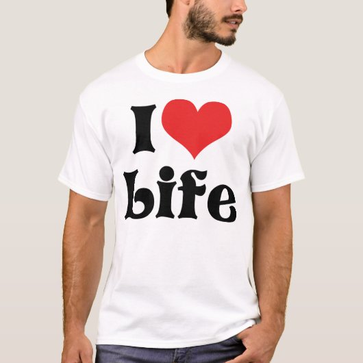 人生を愛するTシャツ Tシャツ (正面)