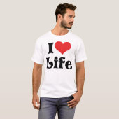 人生を愛するTシャツ Tシャツ (正面フル)
