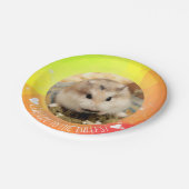 人生を最大限に生きる – Hammyville Hamsters ペーパープレート (アングル)