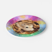 人生を最大限に生きる – Hammyville Hamsters ペーパープレート (アングル)