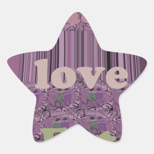 人生を最大限に生食べきる:愛遊デザイン 星シール (正面)