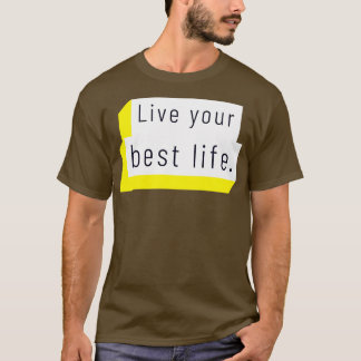 人生を最高の生きる6 Tシャツ