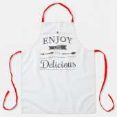 人生を楽しもう エプロン (正面)