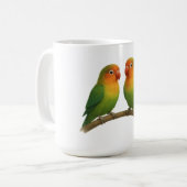 人生を楽しもう コーヒーマグカップ (正面左)