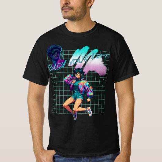 人生を楽しもう Tシャツ (正面)