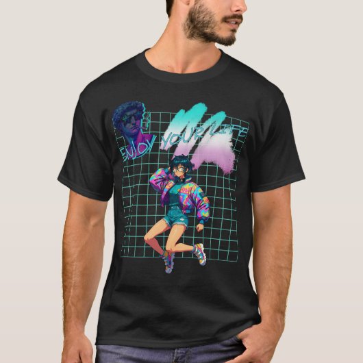 人生を楽しもう Tシャツ (正面)