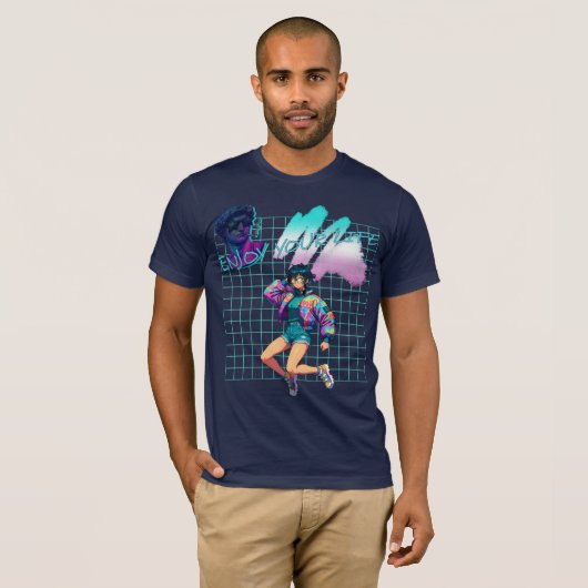 人生を楽しもう Tシャツ (正面フル)