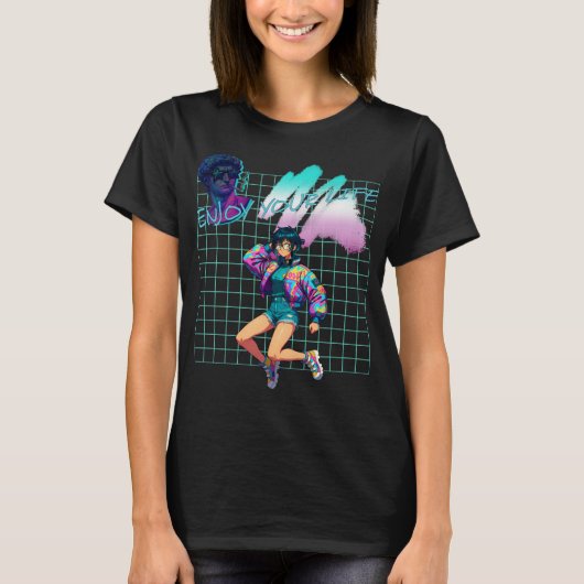 人生を楽しもう Tシャツ (正面)