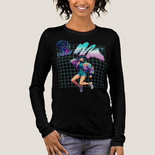 人生を楽しんで トライブレンドＴシャツ (正面)