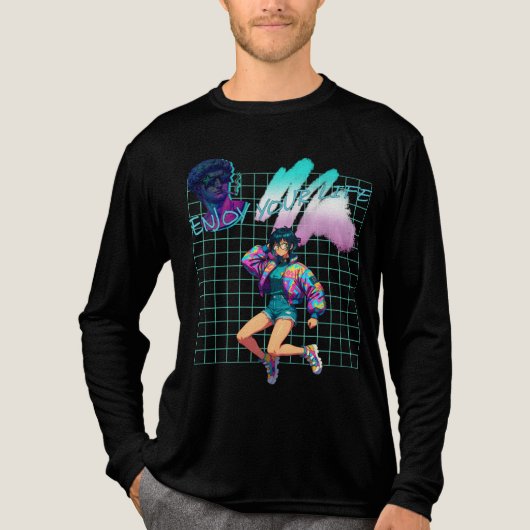 人生を楽しんで トライブレンドＴシャツ (正面)
